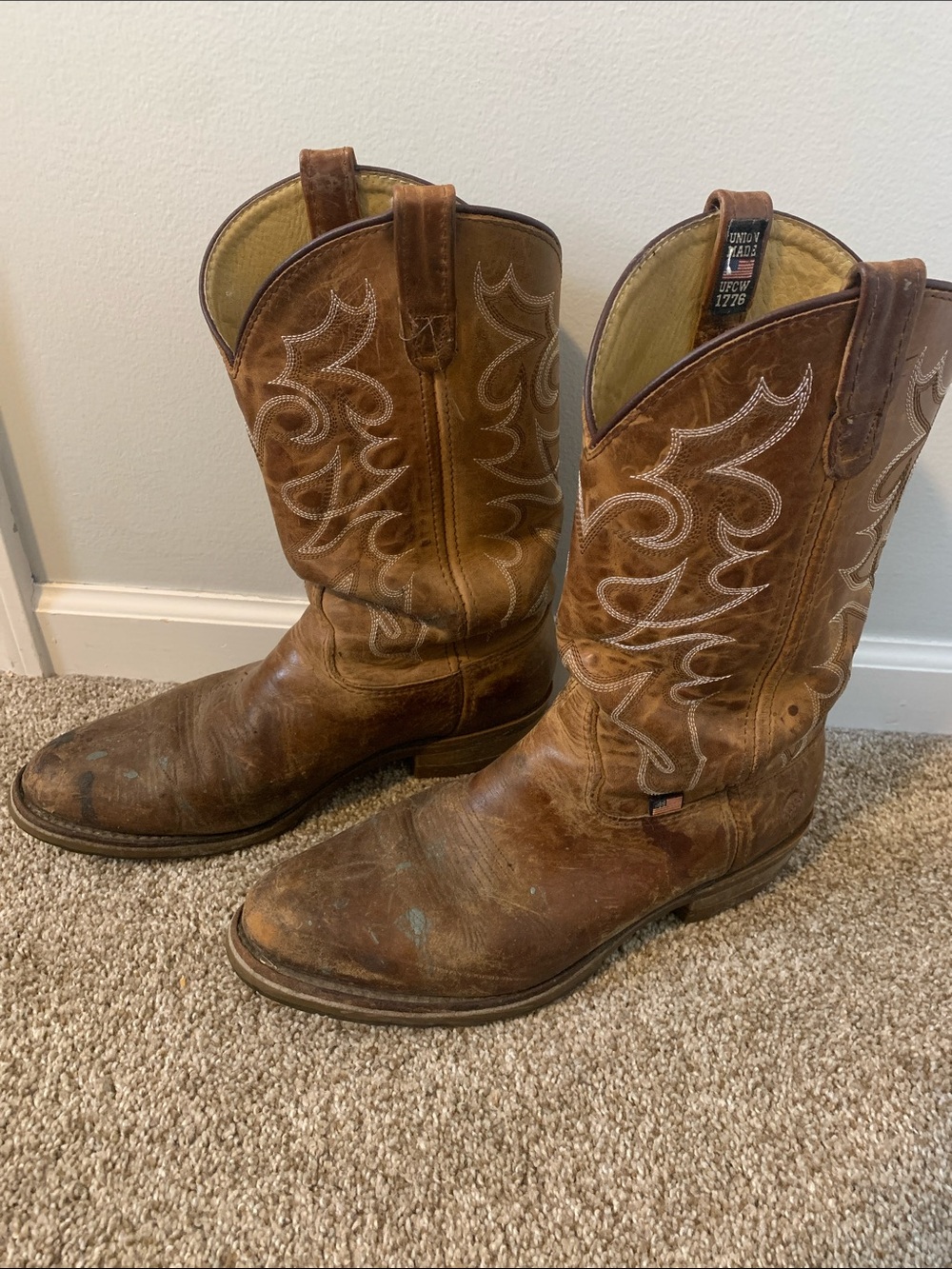 Men’s size 11 D Double-H boots